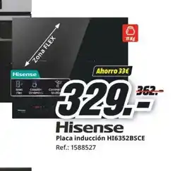 MediaMarkt HISENSE Placa inducción HI6352BSCE oferta