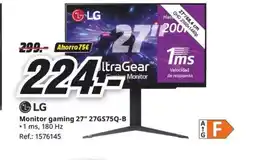 MediaMarkt LG Monitor gaming 27" 27GS75Q-B oferta