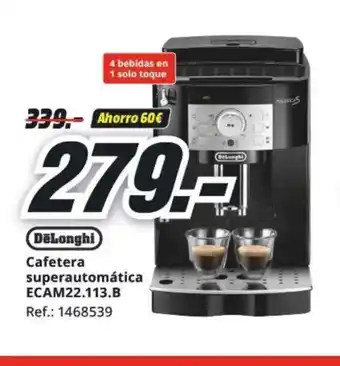MediaMarkt DELONGHI Cafetera superautomática oferta