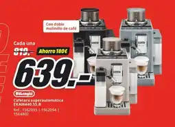 MediaMarkt DELONGHI Cafetera superautomática EXAM440.55.B oferta