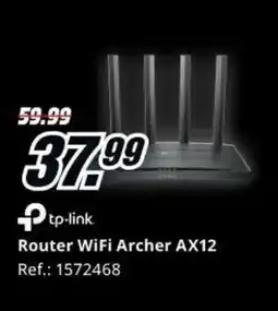 MediaMarkt TP LINK Router WiFi Archer AX12 oferta