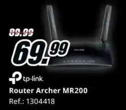 MediaMarkt TP LINK Router Archer MR200 oferta