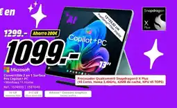 MediaMarkt Convertible 2 en 1 Surface Pro Copilot+ PC oferta