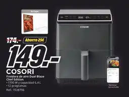 MediaMarkt COSORI Freidora de aire Dual Blaze Chef Edition oferta