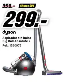 MediaMarkt DYSON Aspirador sin bolsa Big Ball Absolute 2 oferta