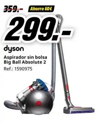 MediaMarkt DYSON Aspirador sin bolsa Big Ball Absolute 2 oferta