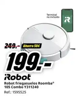 MediaMarkt ROBOT Robot friegasuelos Roomba oferta