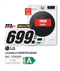 MediaMarkt LG Lavadora F4WR7013AGW oferta