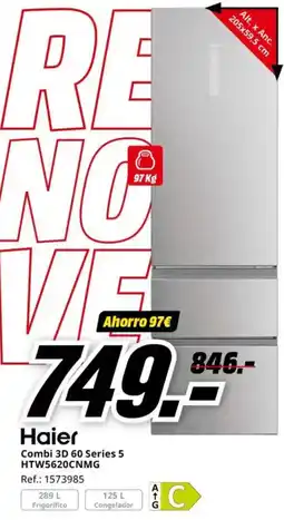MediaMarkt HAIER Combi 3D 60 Series 5 oferta