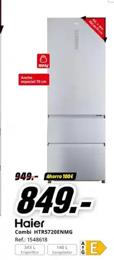 MediaMarkt HAIER Combi HTR5720ENMG oferta