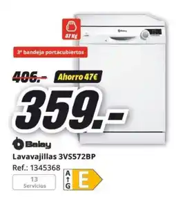 MediaMarkt BALAY Lavavajillas 3VS572BP oferta