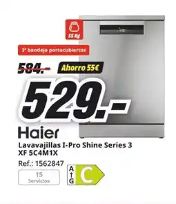 MediaMarkt HAIER Lavavajillas I-Pro Shine Series 3 oferta
