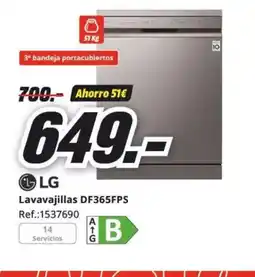 MediaMarkt LG Lavavajillas DF365FPS oferta