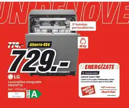 MediaMarkt LG Lavavajillas integrable DB476TXS oferta
