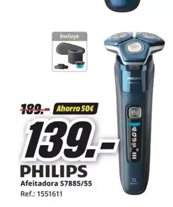 MediaMarkt PHILIPS Afeitadora S7885/55 Ref.: 1551611 oferta