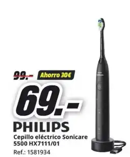 MediaMarkt PHILIPS Cepillo eléctrico Sonicare 5500 HX7111/01 oferta