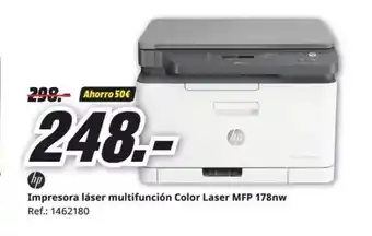 MediaMarkt HP Impresora láser multifunción Color Laser MFP 178nw oferta