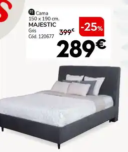 Conforama Cama 150 x 190 cm. majestic oferta