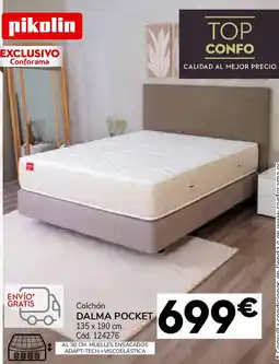 Conforama PIKOLIN Colchón dalma pocket oferta