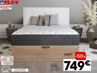 Conforama PIKOLIN Colchón hybrid 135 x 190 cm oferta