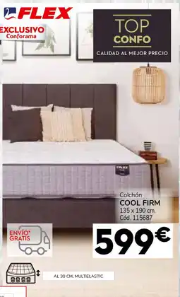Conforama FLEX Colchón cool firm 135 x 190 cm oferta