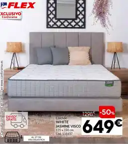 Conforama FLEX Colchón white jasmine visco oferta