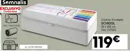 Conforama Colchón enrollado school 90 x 190 cm. oferta