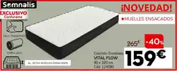 Conforama Colchón enrollado vital flow oferta