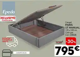 Conforama EPEDA Canapé paris 1t manual oferta