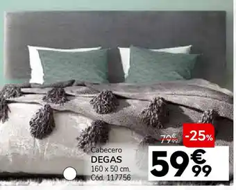 Conforama Cabecero degas 160 x 50 cm oferta