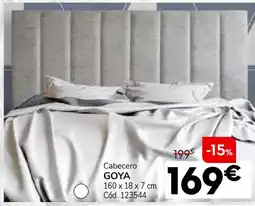 Conforama Cabecero goya 160 x 18 x 7 cm. oferta