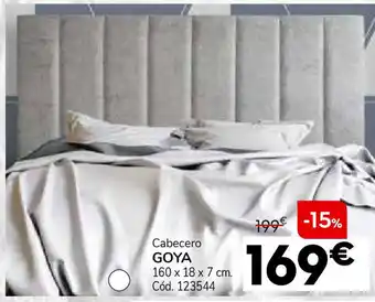 Conforama Cabecero goya 160 x 18 x 7 cm. oferta