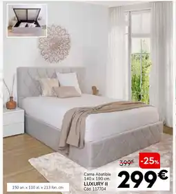 Conforama Cama abatible 140 x 190 cm. luxury ii oferta