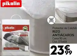 Conforama PIKOLIN Protector de colchón rizo antiácaros cama 90 cm oferta