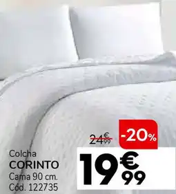 Conforama Colcha corinto cama 90 cm oferta