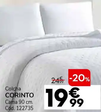 Conforama Colcha corinto cama 90 cm oferta