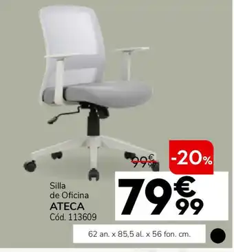Conforama Silla de oficina ateca oferta