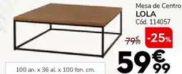 Conforama Mesa de centro lola oferta