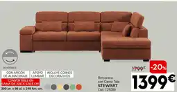 Conforama Rinconera con cama tela stewart oferta