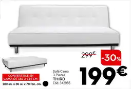 Conforama Sofá cama 3 plazas third oferta