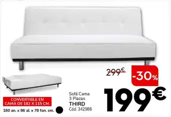 Conforama Sofá cama 3 plazas third oferta