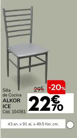 Conforama Silla de cocina alkor ice oferta