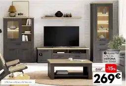Conforama Mueble tv 179,2 cm. verona oferta