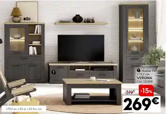 Conforama Mueble tv 179,2 cm. verona oferta