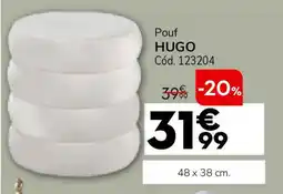 Conforama Pouf hugo oferta