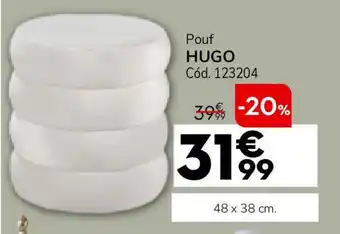 Conforama Pouf hugo oferta