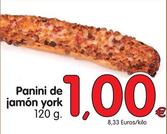 Alimerka Panini de jamón york 120g oferta
