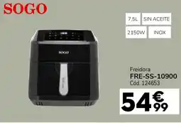 Conforama SOGO Freidora fre-ss-10900 oferta