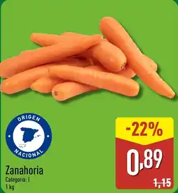ALDI Zanahoria oferta