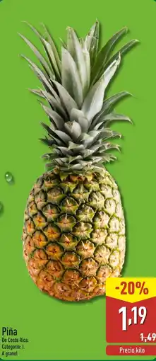 ALDI Piña oferta